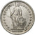 Svizzera, 2 Francs, 1946, Bern, Argento, BB, KM:21