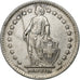 Suíça, 2 Francs, 1946, Bern, Prata, EF(40-45), KM:21