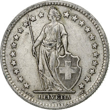 Coin, Switzerland, 2 Francs, 1948, Bern, VF(30-35), Silver, KM:21