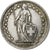 Switzerland, 2 Francs, 1958, Bern, Silver, VF(30-35), KM:21