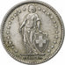 Switzerland, 2 Francs, 1959, Bern, Silver, AU(50-53), KM:21