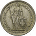 Coin, Switzerland, 2 Francs, 1961, Bern, AU(50-53), Silver, KM:21