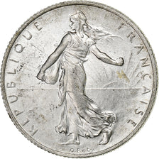 Coin, France, Semeuse, 2 Francs, 1918, Paris, AU(55-58), Silver, KM:845.1