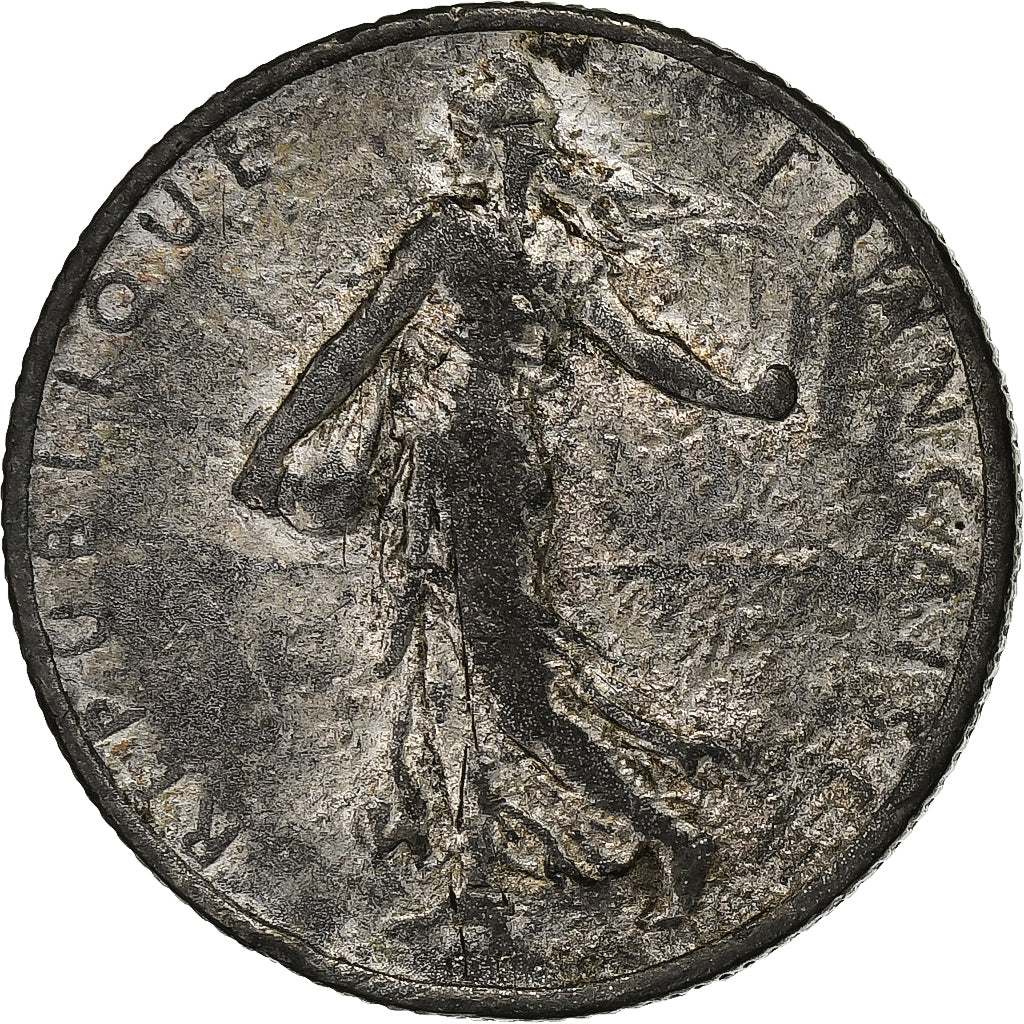 Frankrijk, 2 Francs, Semeuse, 1916, Paris, Étain, FR, Gadoury:532, KM:845.1