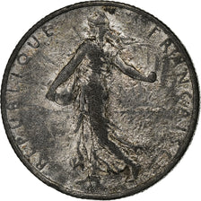 France, 2 Francs, Semeuse, 1916, Paris, Étain, TB, Gadoury:532, KM:845.1
