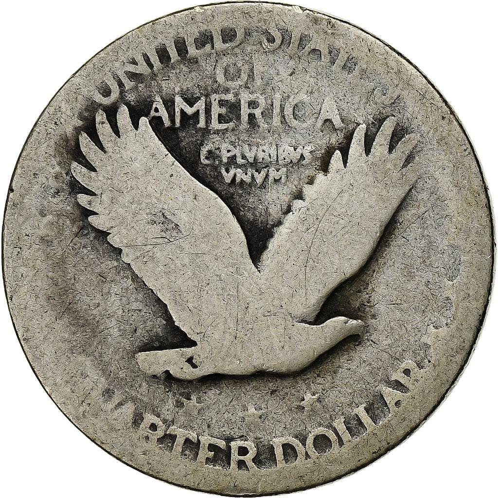 Coin, United States, Quarter, San Francisco, Dollar Liberté, F(12-15), Silver