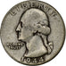 États-Unis, Quarter, Washington Quarter, 1944, U.S. Mint, Argent, TB+, KM:164