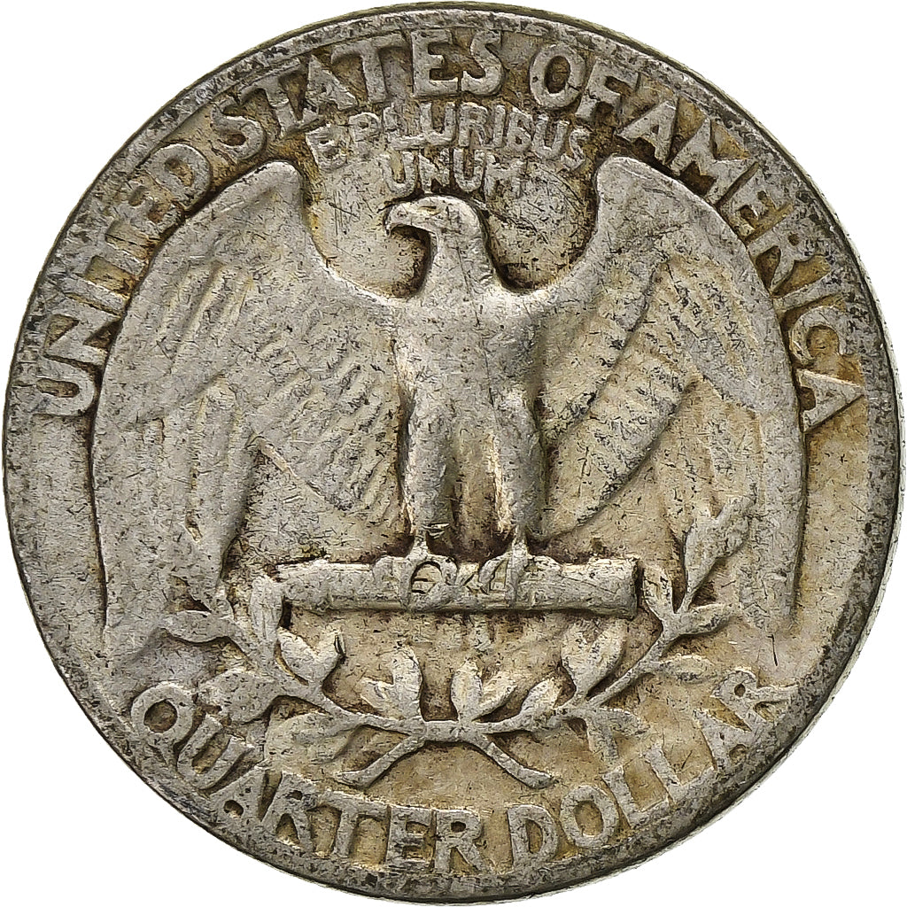 Estados Unidos da América, Washington Quarter, Quarter, 1945, Philadelphia