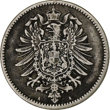 GERMANY - EMPIRE, Wilhelm I, Mark, 1875, Berlin, Silver, VF(30-35), KM:7