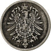 GERMANY - EMPIRE, Wilhelm I, Mark, 1875, Berlin, Silver, VF(30-35), KM:7