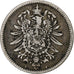 GERMANY - EMPIRE, Wilhelm I, Mark, 1885, Berlin, Silver, VF(20-25), KM:7