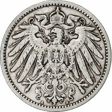 GERMANY - EMPIRE, Wilhelm II, Mark, 1905, Berlin, Silver, VF(30-35), KM:14