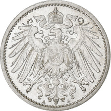 GERMANY - EMPIRE, Wilhelm II, Mark, 1914, Berlin, Silver, AU(50-53), KM:14