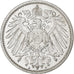 GERMANY - EMPIRE, Wilhelm II, Mark, 1914, Berlin, Silver, AU(50-53), KM:14