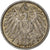 DUITSLAND - KEIZERRIJK, Wilhelm II, Mark, 1915, Karlsruhe, Zilver, ZF+, KM:14