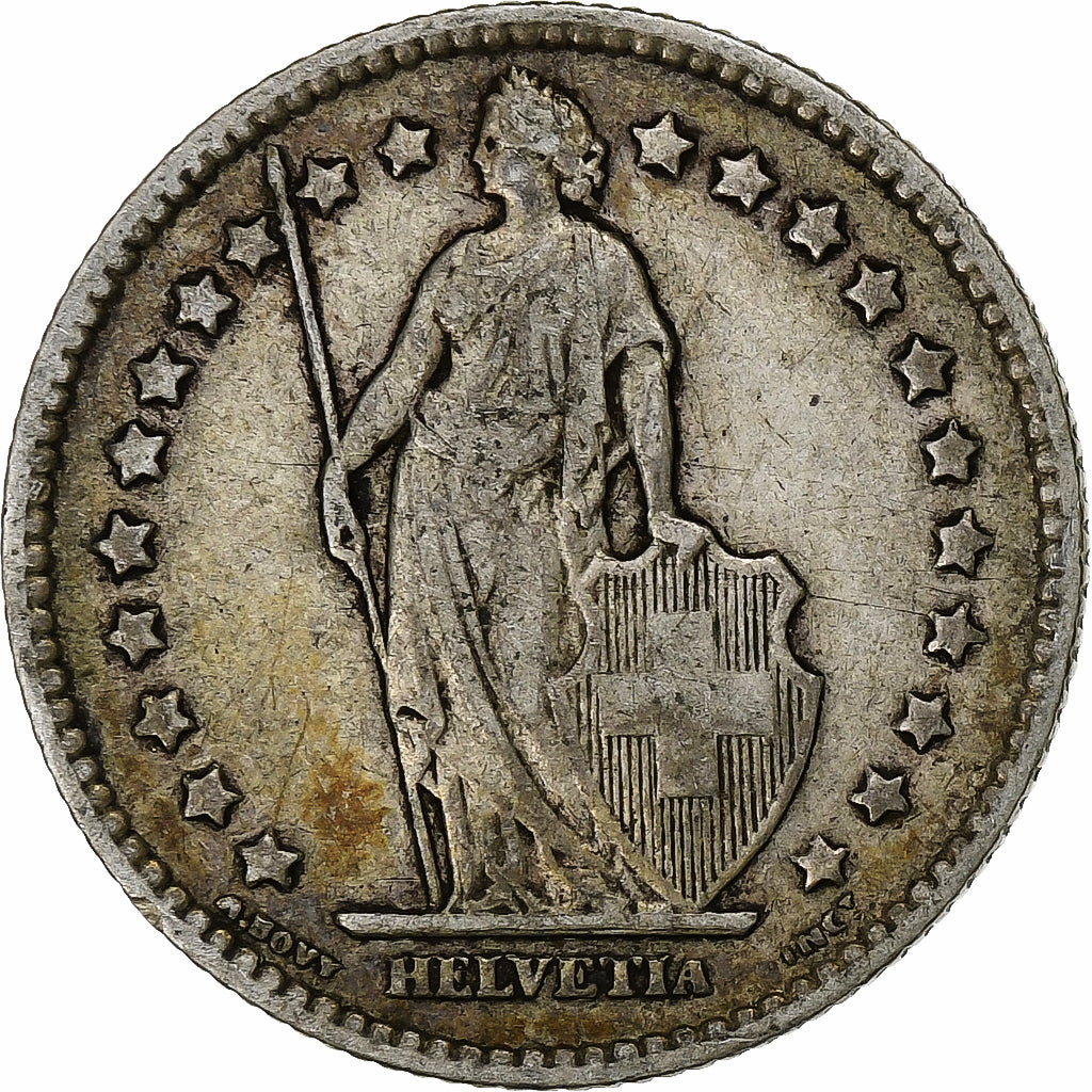 Munten, Zwitserland, Franc, 1905, Bern, FR, Zilver, KM:24