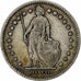 Munten, Zwitserland, Franc, 1905, Bern, FR, Zilver, KM:24