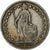 Moneda, Suiza, Franc, 1905, Bern, BC+, Plata, KM:24