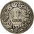 Monnaie, Suisse, Franc, 1908, Bern, TB+, Argent, KM:24