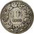 Monnaie, Suisse, Franc, 1908, Bern, TB+, Argent, KM:24