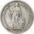 Monnaie, Suisse, Franc, 1921, Bern, TB+, Argent, KM:24
