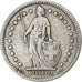 Coin, Switzerland, Franc, 1921, Bern, VF(30-35), Silver, KM:24