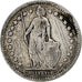 Zwitserland, Franc, 1928, Bern, Zilver, FR+, KM:24