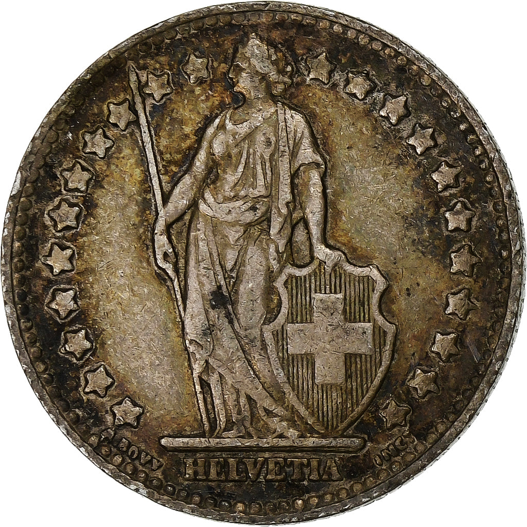 Switzerland, Franc, 1939, Silver, EF(40-45), KM:24