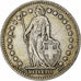 Schweiz, Franc, 1945, Bern, Silber, SS+, KM:24
