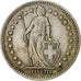 Zwitserland, Franc, 1945, Bern, Zilver, ZF+, KM:24
