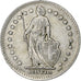 Switzerland, Franc, 1945, Bern, Silver, AU(50-53), KM:24