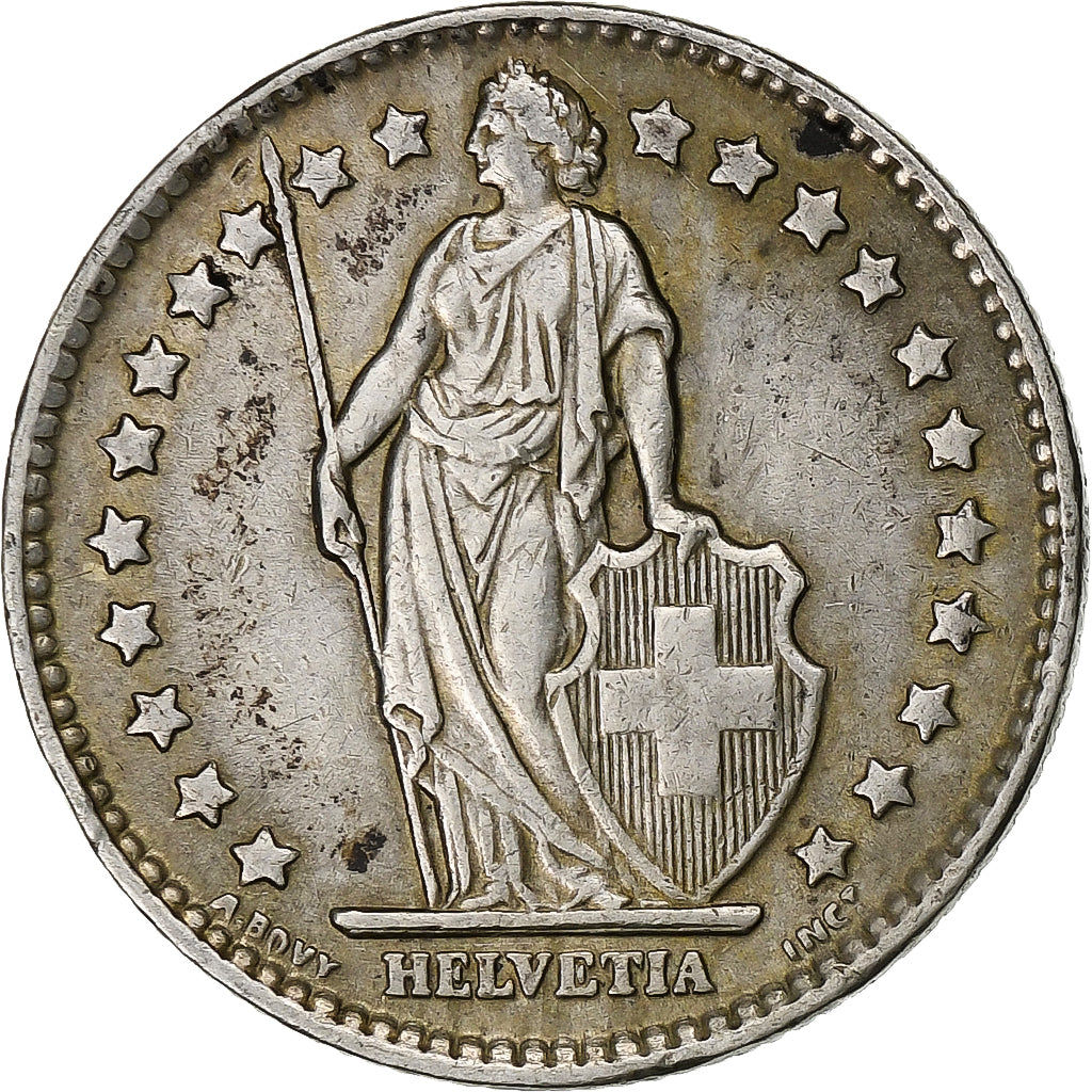 Suisse, Franc, 1962, Bern, Argent, TTB, KM:24