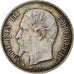 France, Napoleon III, Franc, Napoléon III, 1858, Paris, Silver, EF(40-45)