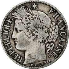 Monnaie, France, Cérès, Franc, 1888, Paris, TB, Argent, Gadoury:465a, KM:822.1