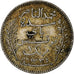 Moneda, Túnez, Muhammad al-Nasir Bey, Franc, 1916, Paris, MBC, Plata, KM:238