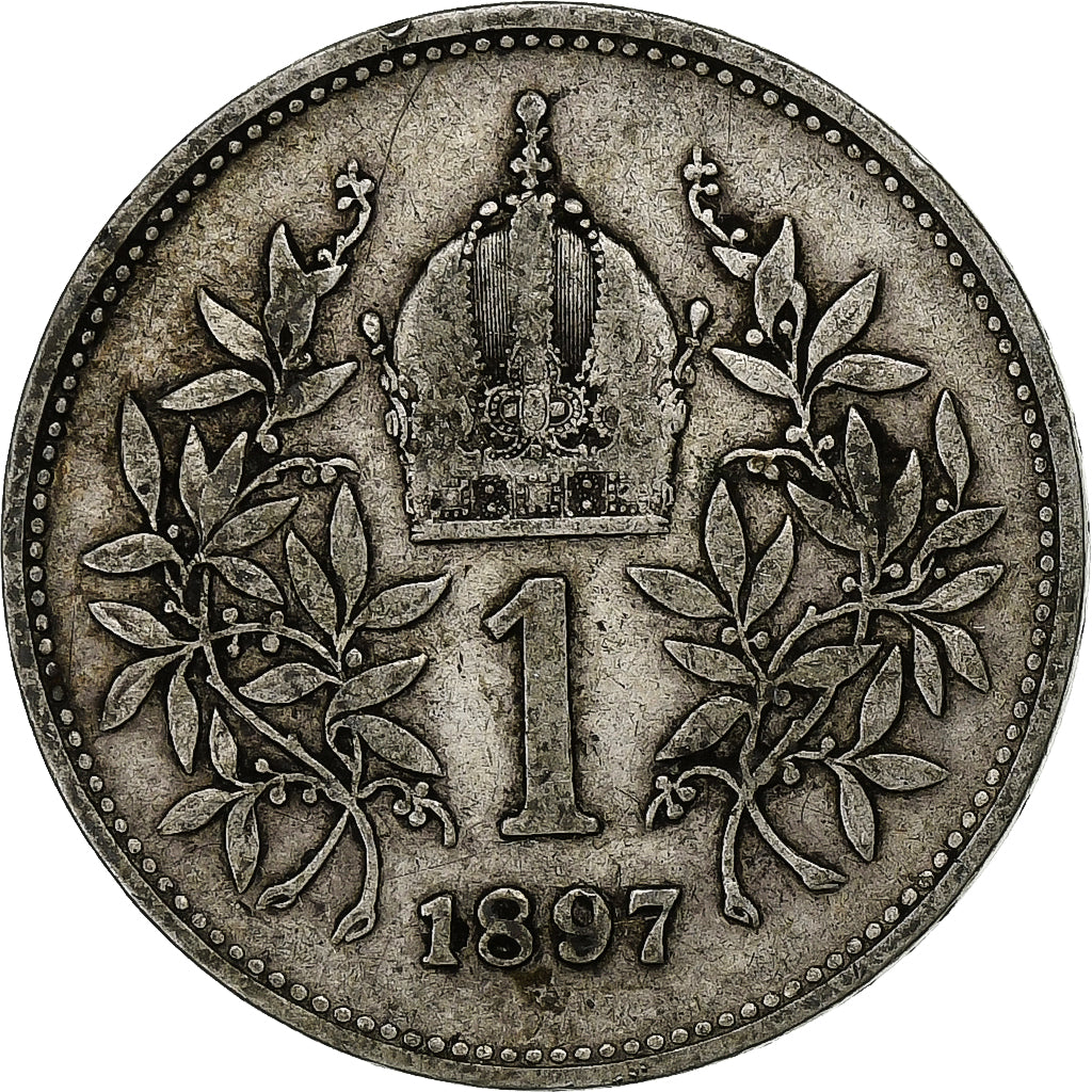 Austria, Franz Joseph I, Corona, 1897, Silver, EF(40-45), KM:2804