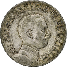 Coin, Italy, Vittorio Emanuele III, Lira, 1910, Rome, VF(20-25), Silver, KM:45