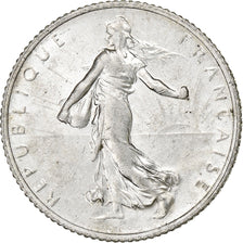 Coin, France, Semeuse, Franc, 1918, Paris, AU(55-58), Silver, KM:844.1