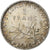 Moneta, Francja, Semeuse, Franc, 1918, Paris, AU(55-58), Srebro, KM:844.1