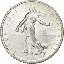 France, Franc, Semeuse, 1919, Paris, Silver, MS(60-62), Gadoury:467, KM:844.1