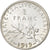 France, Franc, Semeuse, 1919, Paris, Silver, MS(60-62), Gadoury:467, KM:844.1