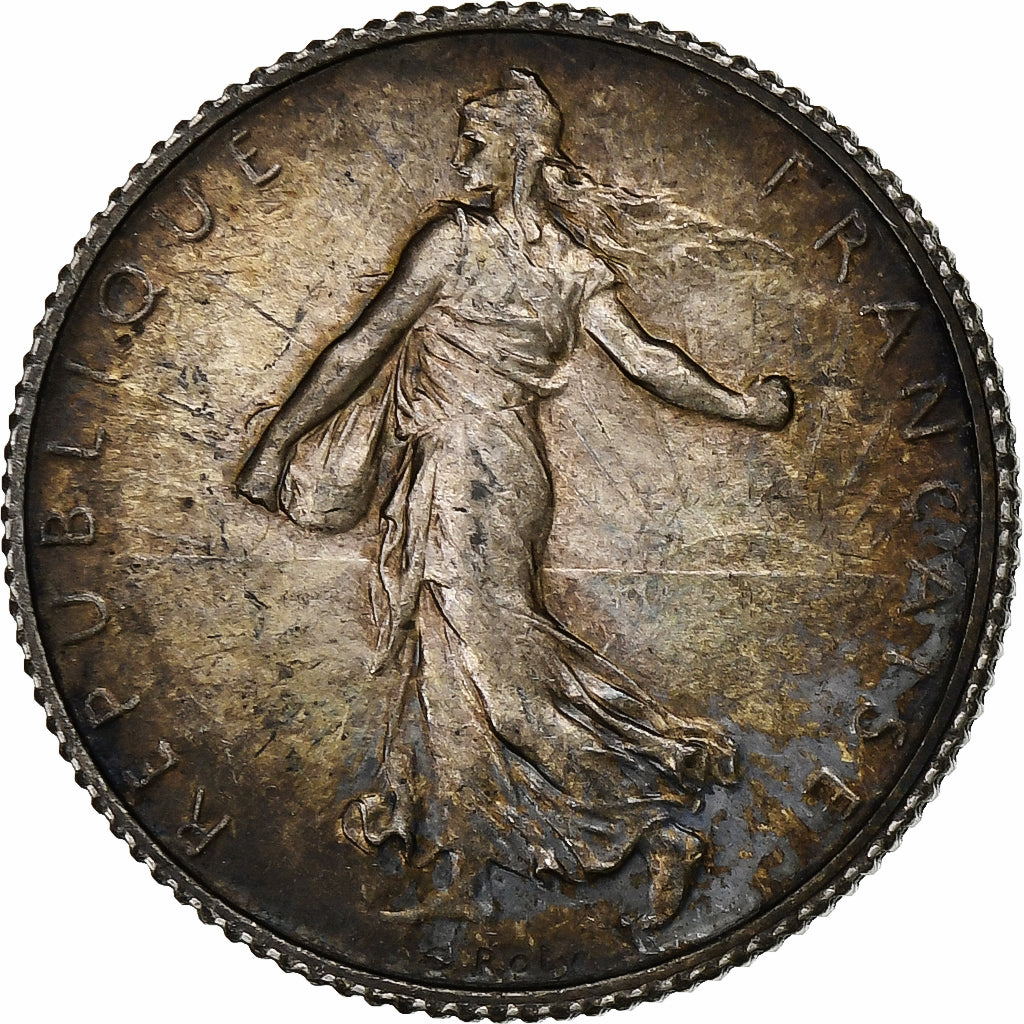 France, Franc, Semeuse, 1919, Paris, Argent, SUP+, Gadoury:467, KM:844.1