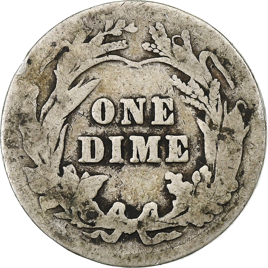 Verenigde Staten, Dime, Barber Dime, 1902, U.S. Mint, Zilver, ZG+, KM:113