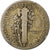 Stati Uniti, Dime, Mercury Dime, 1917, San Francisco, Argento, B+, KM:140
