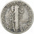 Stati Uniti, Dime, Mercury Dime, 1935, U.S. Mint, Argento, MB+, KM:140