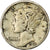 USA, Dime, Mercury Dime, 1936, U.S. Mint, Srebro, VF(30-35), KM:140