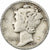 États-Unis, Dime, Mercury Dime, 1936, U.S. Mint, Argent, TB+, KM:140