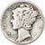 États-Unis, Dime, Mercury Dime, 1938, U.S. Mint, Argent, TB+, KM:140