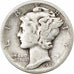 Estados Unidos da América, Dime, Mercury Dime, 1938, U.S. Mint, Prata