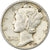 United States, Dime, Mercury Dime, 1940, U.S. Mint, Silver, AU(50-53), KM:140